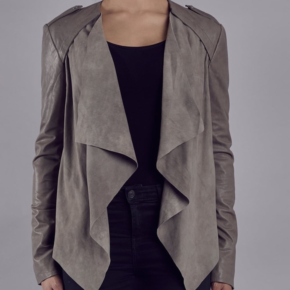 Muubaa Lupus Suede and leather jacket - Picture 1 of 8